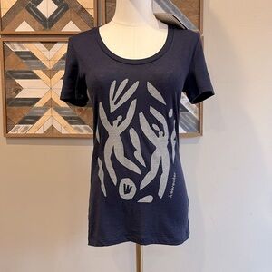 Icebreaker Merino Wool Tech Lite II Nature Celebration Scoop T-Shirt XS NWT